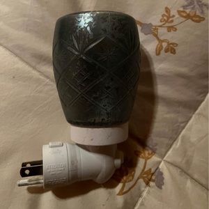 Glass patterned scentsy wax warmer